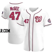 Jake McGee Men's Washington Nationals White Authentic Home Jersey