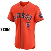 Jake Meyers Men's Houston Astros Orange Elite Alternate Vapor Premier Jersey