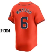 Jake Meyers Men's Houston Astros Orange Limited Alternate Jersey