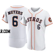 Jake Meyers Men's Houston Astros White Authentic 2022 World Series Home Jersey