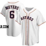 Jake Meyers Men's Houston Astros White Replica Home Jersey