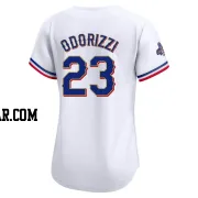 Jake Odorizzi Women's Texas Rangers Gold Limited White 2024 Collection Jersey
