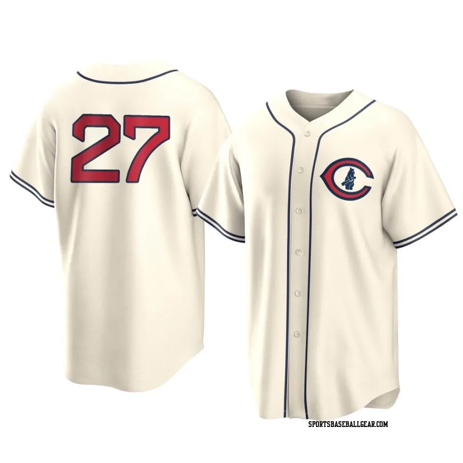 Jake Reindl Youth Chicago Cubs Cream Replica 2022 Field Of Dreams Jersey