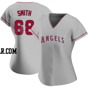 Jake Smith Women's Los Angeles Angels Replica Silver Road Jersey