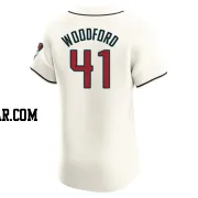 Jake Woodford Men's Arizona Diamondbacks Cream Elite Home Jersey
