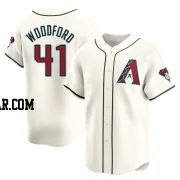 Jake Woodford Men's Arizona Diamondbacks White Limited Home Jersey