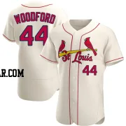 Jake Woodford Men's St. Louis Cardinals Cream Authentic Alternate Jersey