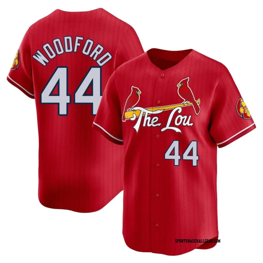 Jake Woodford Men's St. Louis Cardinals Red Limited 2024 City Connect Jersey