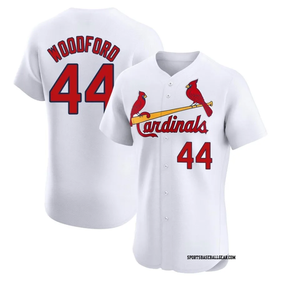 Jake Woodford Men's St. Louis Cardinals White Elite Home Jersey