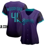 Jake Woodford Women's Arizona Diamondbacks Purple Limited 2025 City Connect Jersey