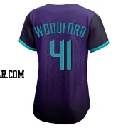 Jake Woodford Women's Arizona Diamondbacks Purple Limited 2025 City Connect Jersey
