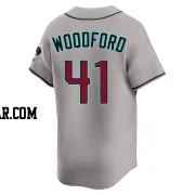 Jake Woodford Youth Arizona Diamondbacks Gray Limited Alternate Jersey