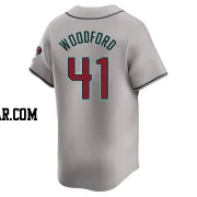 Jake Woodford Youth Arizona Diamondbacks Gray Limited Away Jersey