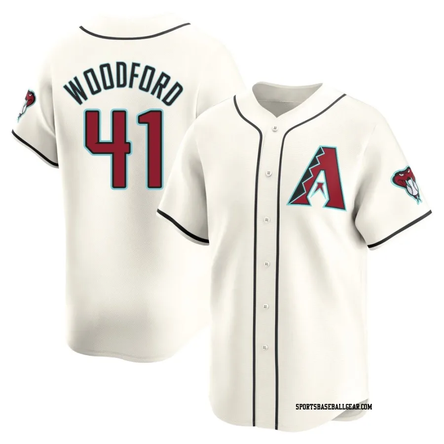 Jake Woodford Youth Arizona Diamondbacks White Limited Home Jersey