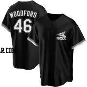 Jake Woodford Youth Chicago White Sox Black Replica Spring Training Jersey