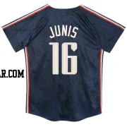Jakob Junis Toddler Cleveland Guardians Navy Limited Preschool & 2024 City Connect Jersey