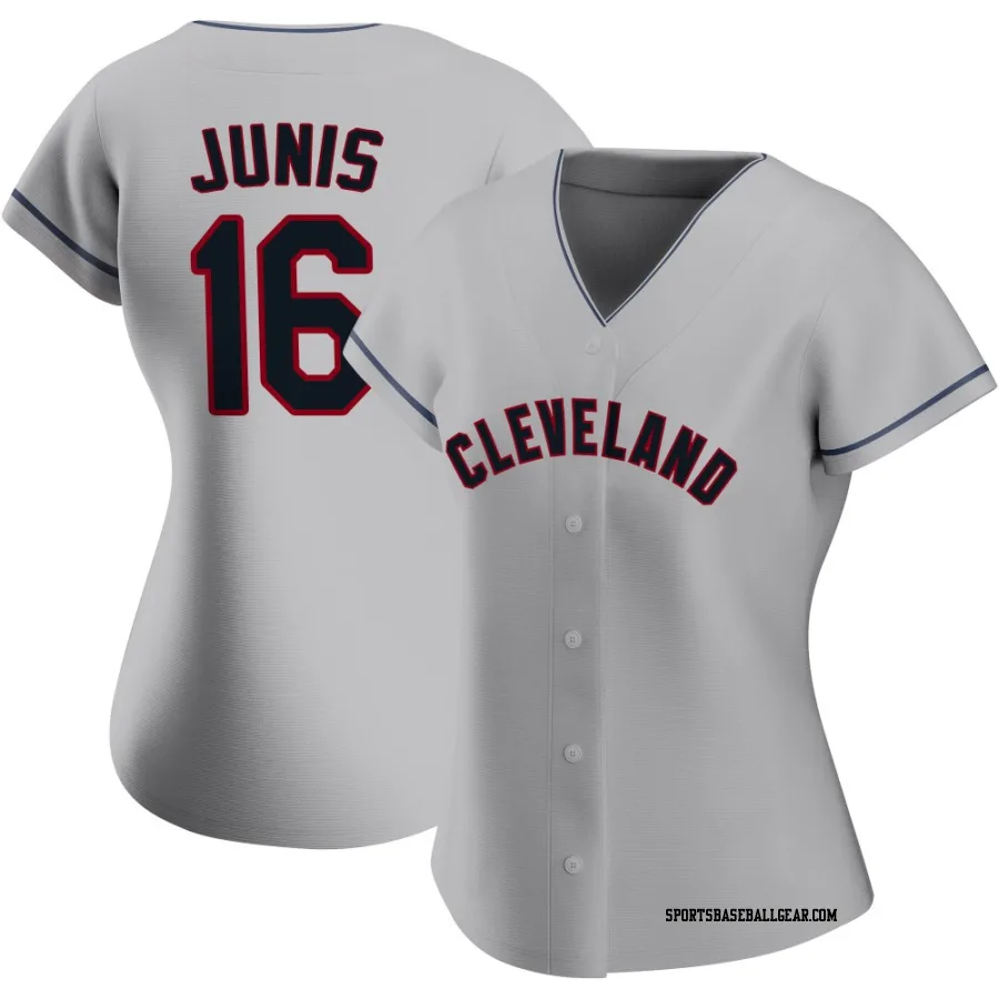 Jakob Junis Women's Cleveland Guardians Gray Authentic Road Jersey