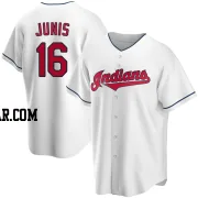 Jakob Junis Youth Cleveland Guardians White Replica Home Jersey