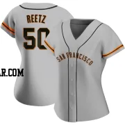 Jakson Reetz Women's San Francisco Giants Gray Replica Road Jersey