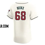 Jalen Beeks Men's Arizona Diamondbacks Cream Elite Home Jersey