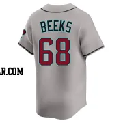 Jalen Beeks Men's Arizona Diamondbacks Gray Limited Alternate Jersey