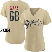 Jalen Beeks Women's Arizona Diamondbacks Gold Authentic 2021 City Connect Cool Base Jersey