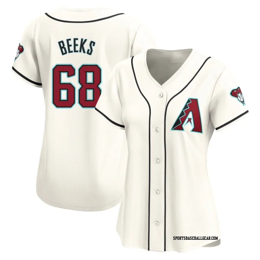 Jalen Beeks Women's Arizona Diamondbacks White Limited Home Jersey