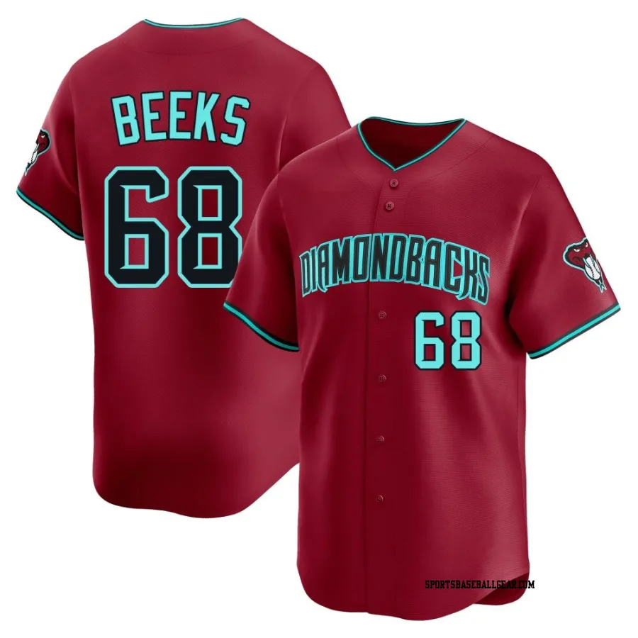 Jalen Beeks Youth Arizona Diamondbacks Red Limited Alternate Jersey