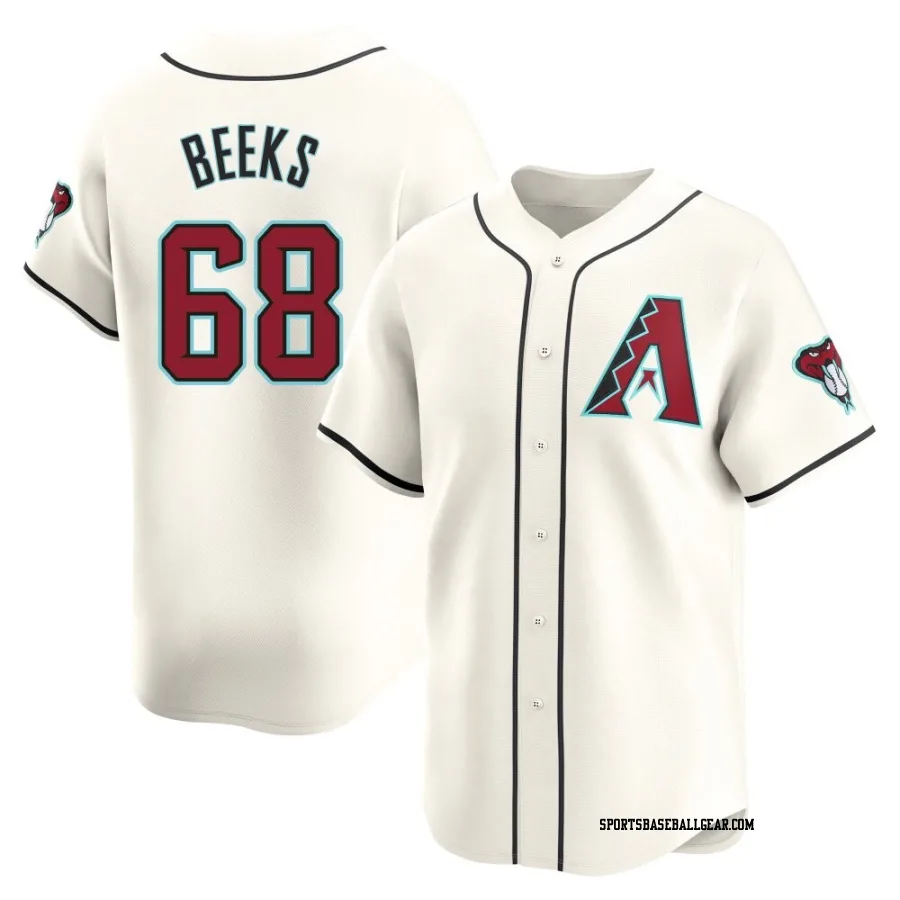 Jalen Beeks Youth Arizona Diamondbacks White Limited Home Jersey
