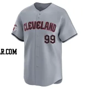 James Karinchak Men's Cleveland Guardians Gray Limited Road Jersey
