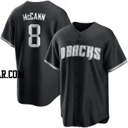 James McCann Men's Arizona Diamondbacks Black/White Replica Jersey