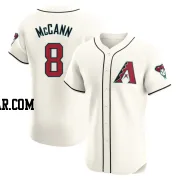 James McCann Men's Arizona Diamondbacks Cream Elite Home Jersey