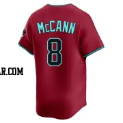 James McCann Men's Arizona Diamondbacks Red Limited Alternate Jersey