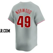 James Norwood Men's Philadelphia Phillies Gray Limited Away Jersey