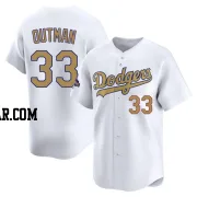 James Outman Youth Los Angeles Dodgers Gold Limited White 2025 Collection Jersey