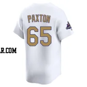 James Paxton Youth Los Angeles Dodgers Gold Limited White 2025 Collection Jersey