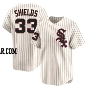 James Shields Youth Chicago White Sox Cream Limited Throwback Cooperstown Jersey