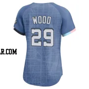 James Wood Women's Washington Nationals Blue Limited 2025 City Connect Jersey