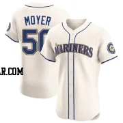 Jamie Moyer Men's Seattle Mariners Cream Elite Alternate Jersey