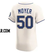 Jamie Moyer Men's Seattle Mariners Cream Elite Alternate Jersey