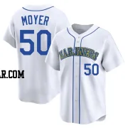 Jamie Moyer Youth Seattle Mariners White Limited Throwback Cooperstown Collection Jersey