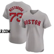 Jamie Westbrook Men's Boston Red Sox Gray Elite Road Jersey