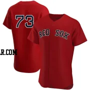 Jamie Westbrook Men's Boston Red Sox Red Authentic Alternate Team Jersey