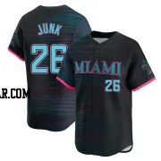Janson Junk Youth Miami Marlins Black Limited 2025 City Connect Jersey