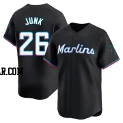 Janson Junk Youth Miami Marlins Black Limited Alternate Jersey