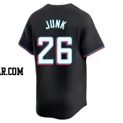 Janson Junk Youth Miami Marlins Black Limited Alternate Jersey
