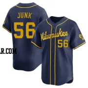 Janson Junk Youth Milwaukee Brewers Navy Limited Alternate Jersey
