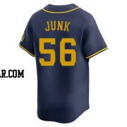 Janson Junk Youth Milwaukee Brewers Navy Limited Alternate Jersey