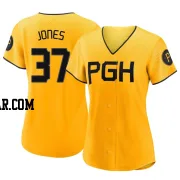 Jared Jones Women's Pittsburgh Pirates Gold Authentic 2023 City Connect Jersey