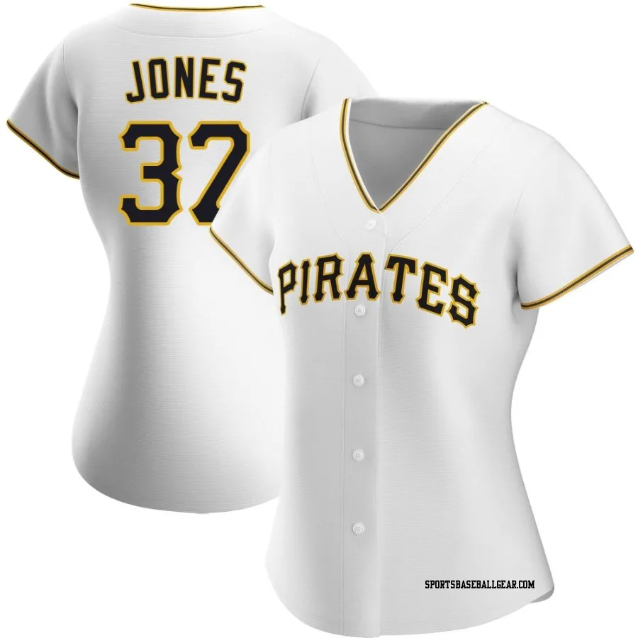 Jared Jones Women's Pittsburgh Pirates White Authentic Home Jersey